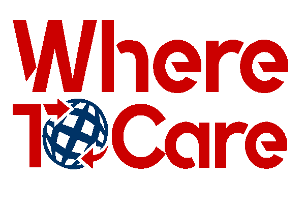 Where to Care logo reminds users that now they know where to go for safe services